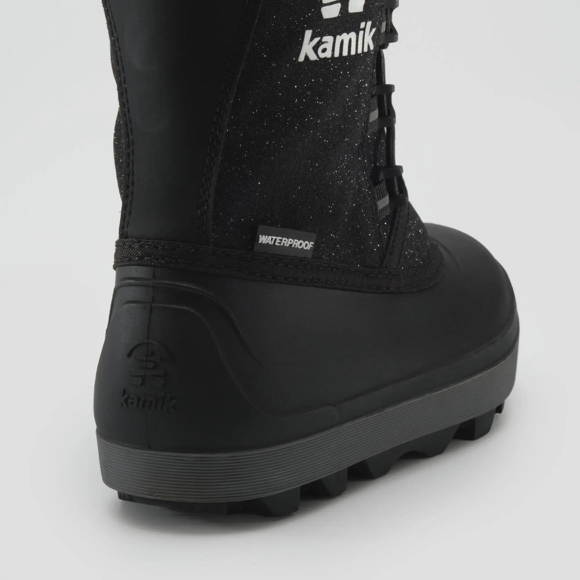 Enfants CASCADE Bottes d'hiver Noir 8/9