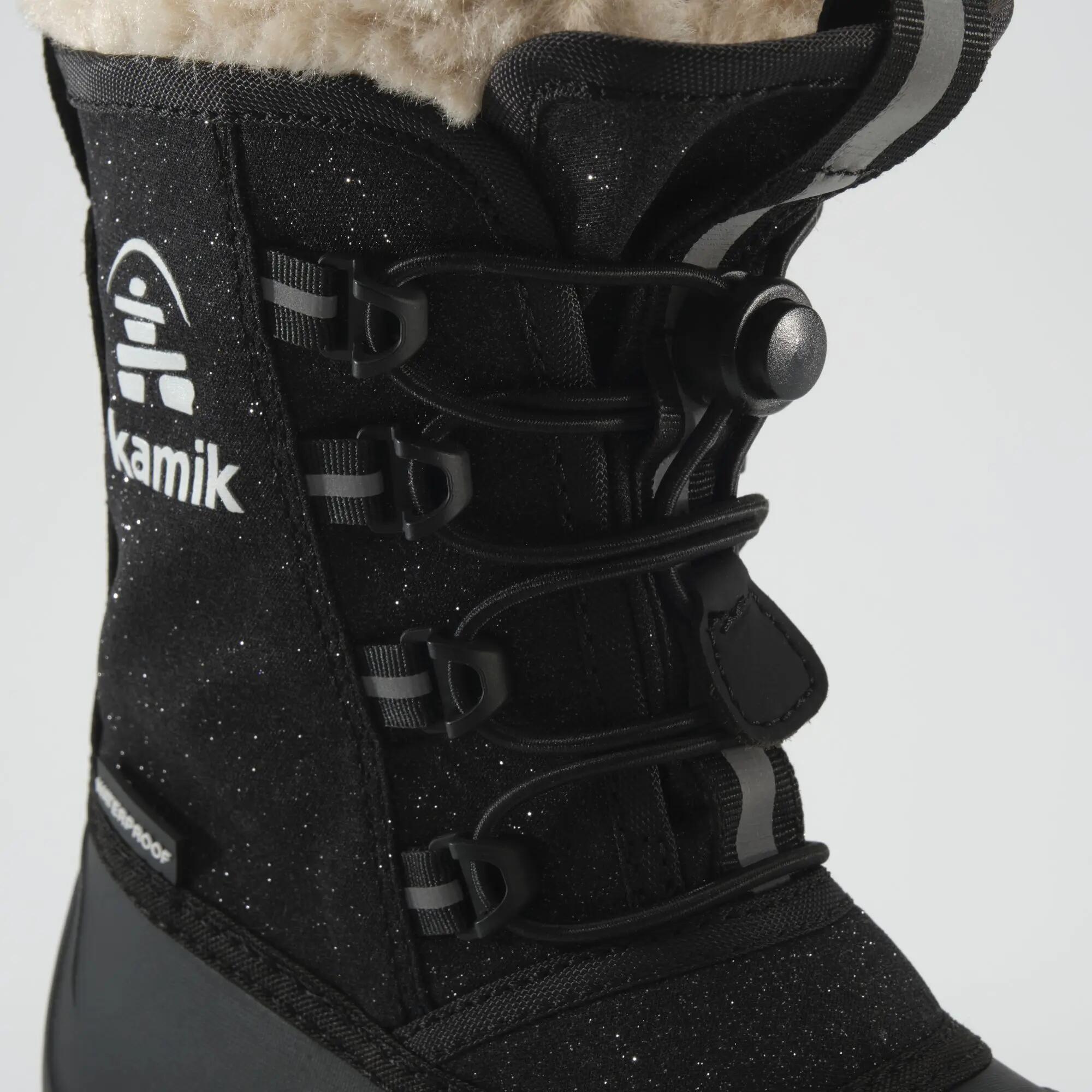 Enfants CASCADE Bottes d'hiver Noir 7/9