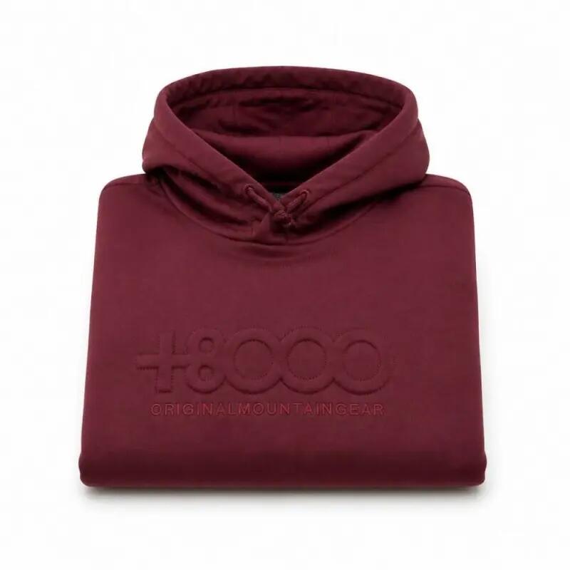 Sudadera - Hombre - Capucha y bolsillo - ABSOL - Granate 4/4