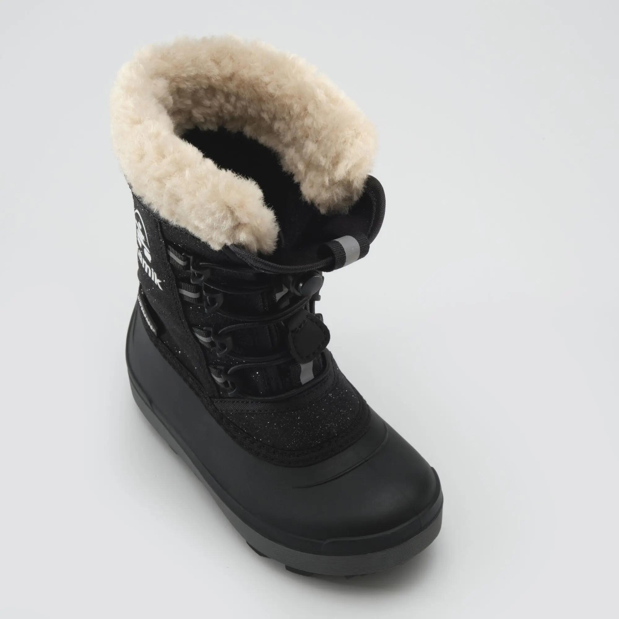 Enfants CASCADE Bottes d'hiver Noir 5/9
