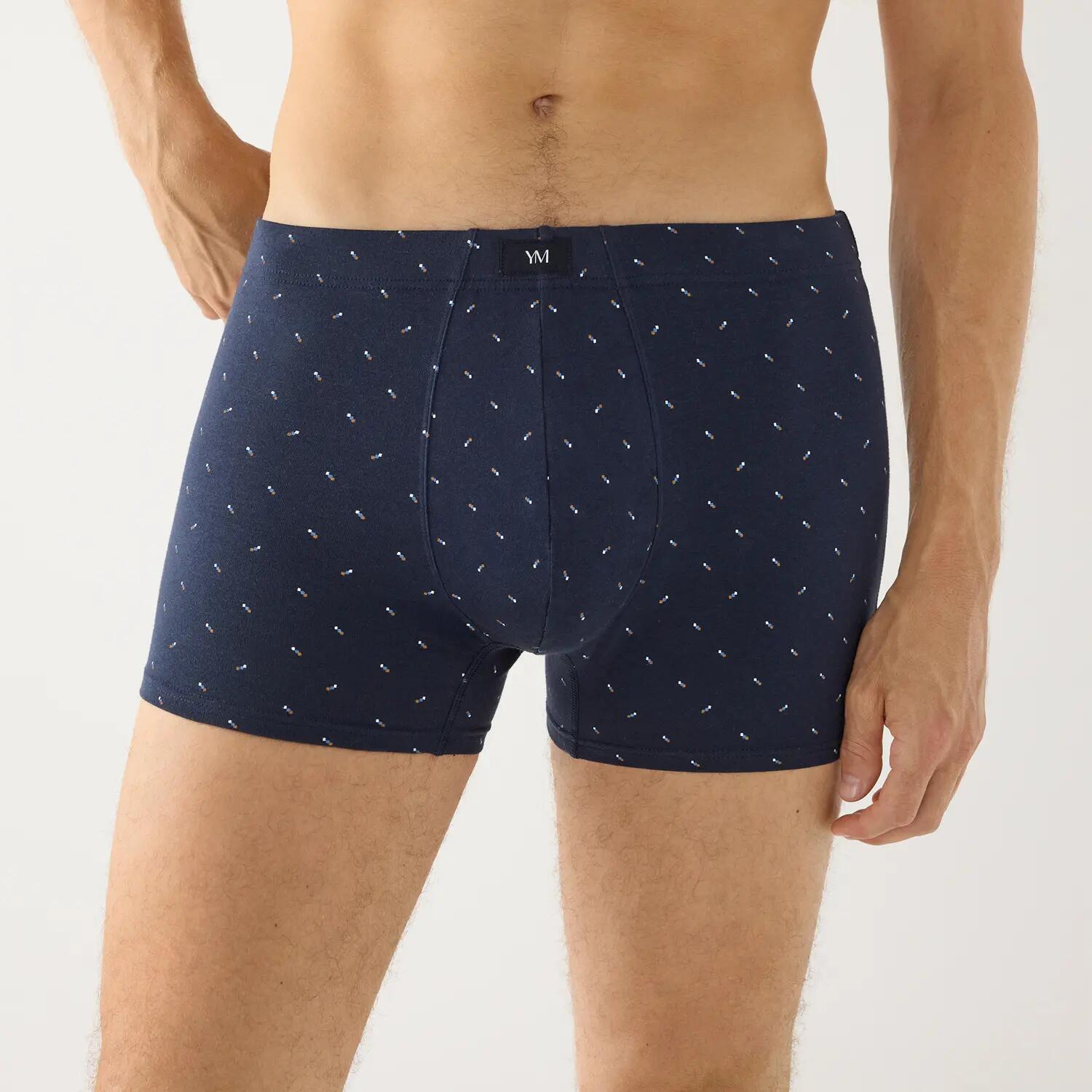 Lot de 2 boxers en coton imprimés motifs minimalistes 6/7