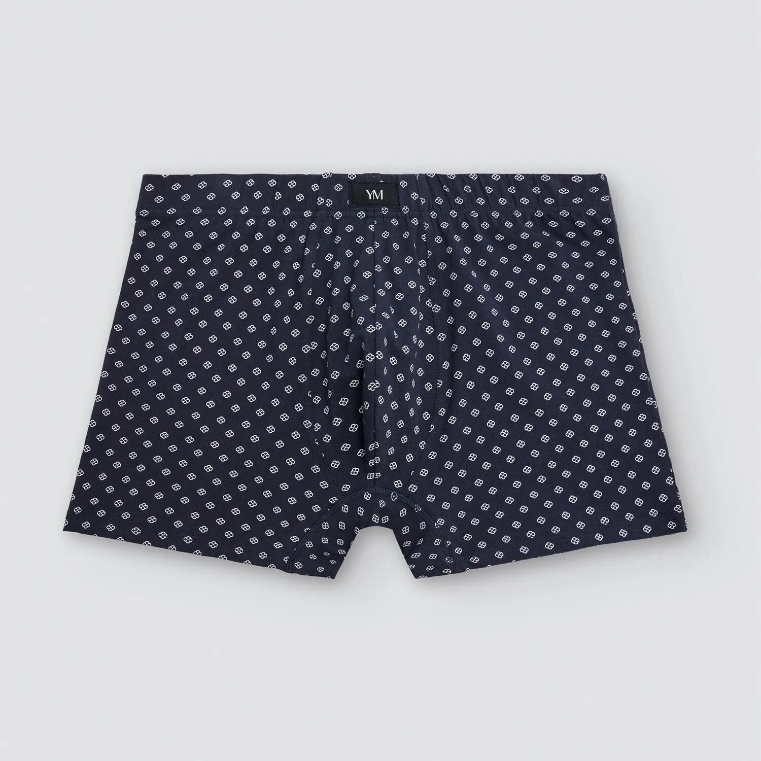 Lot de 2 boxers en coton imprimés motifs minimalistes 5/7