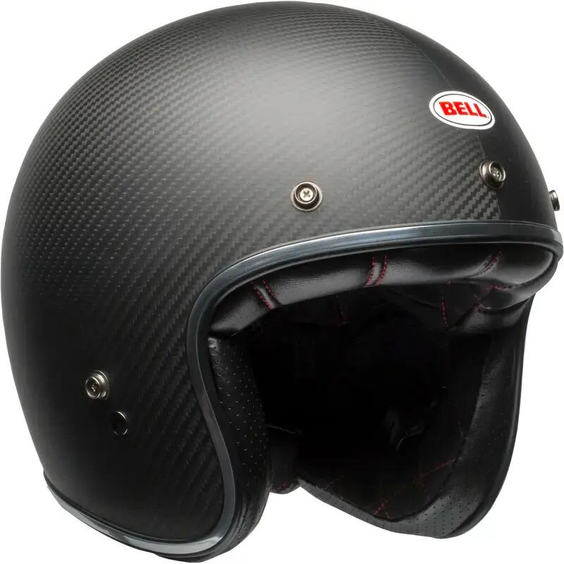 Kask motocyklowy jet z włókna węglowego Bell Custom 500 2/6