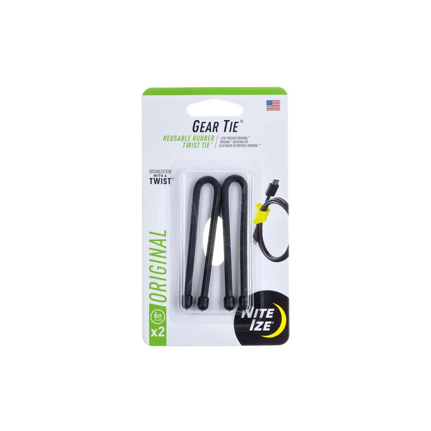Attache en caoutchouc réutilisable Nite Ize (x2) 3/3