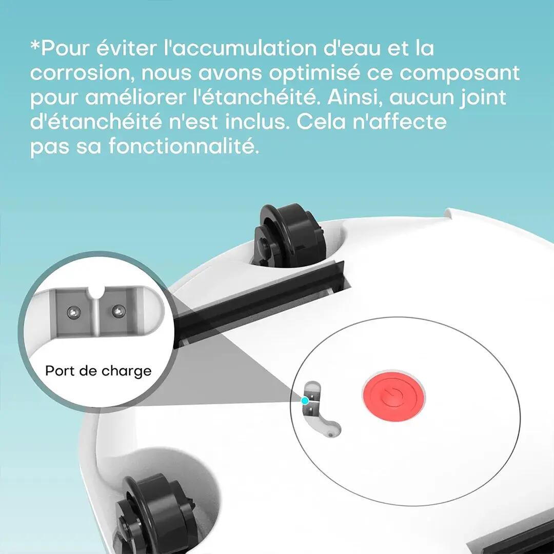 Robot électrique de piscine sans fil nettoyage des fonds 6/6