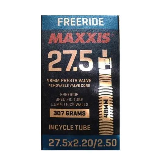 Camera Maxxis Freeride 27.5 x 2.20/2.50, presta 48mm, grosime 1.2mm