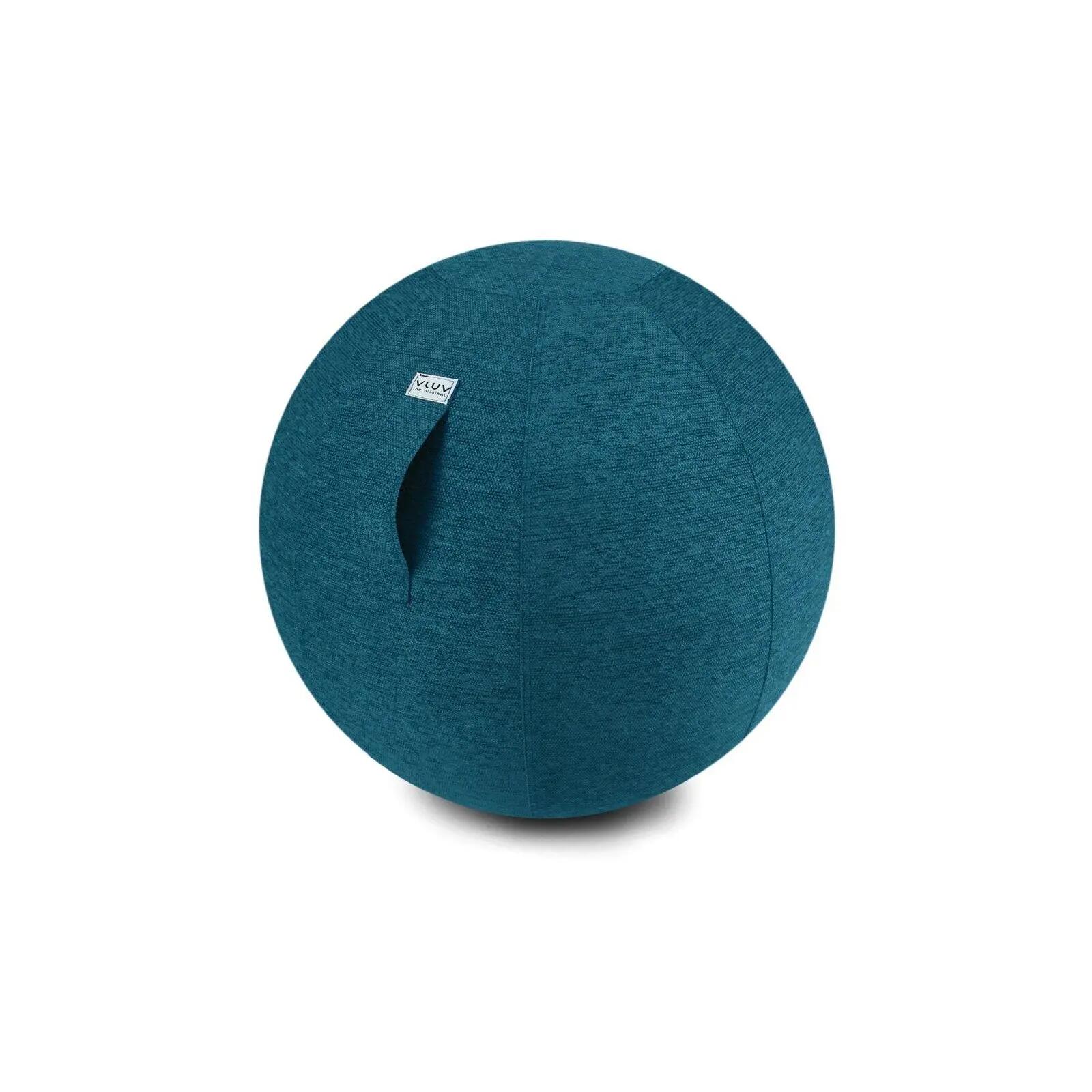Ballon d’assise - Fitness - Housse textile, 65 cm - VLUV - Anthracite 4/4