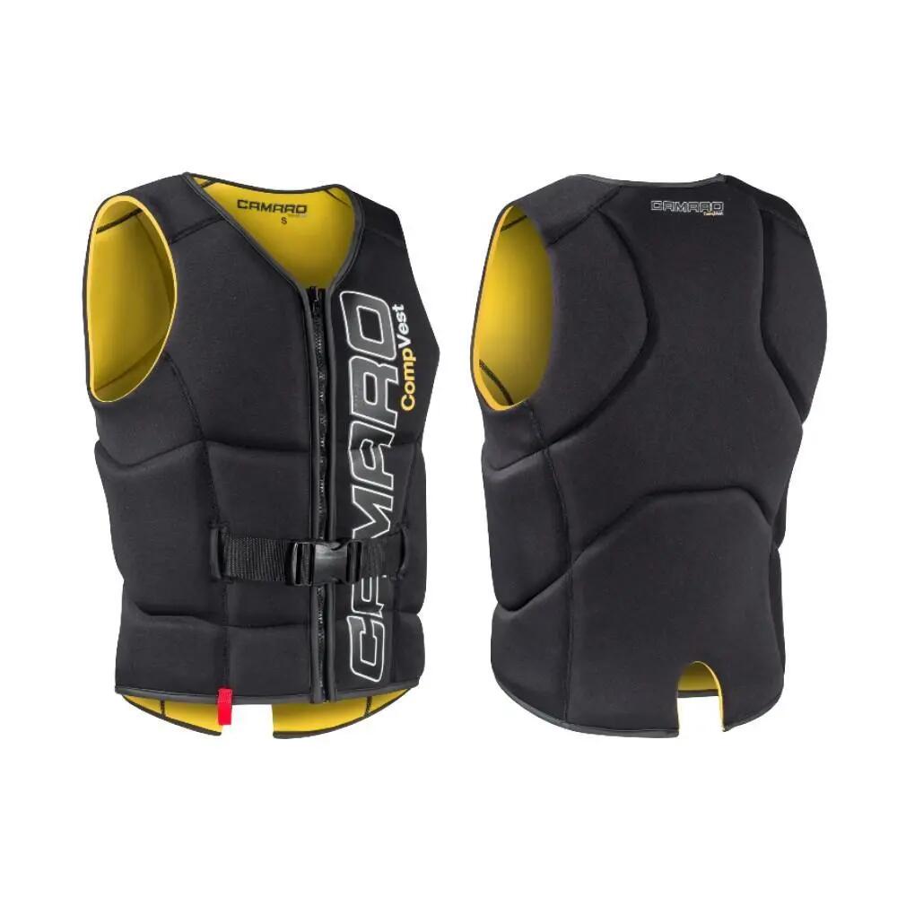 Chaleco neopreno Comp protección impactos wakeboard kite deportes acuáticos 3/4