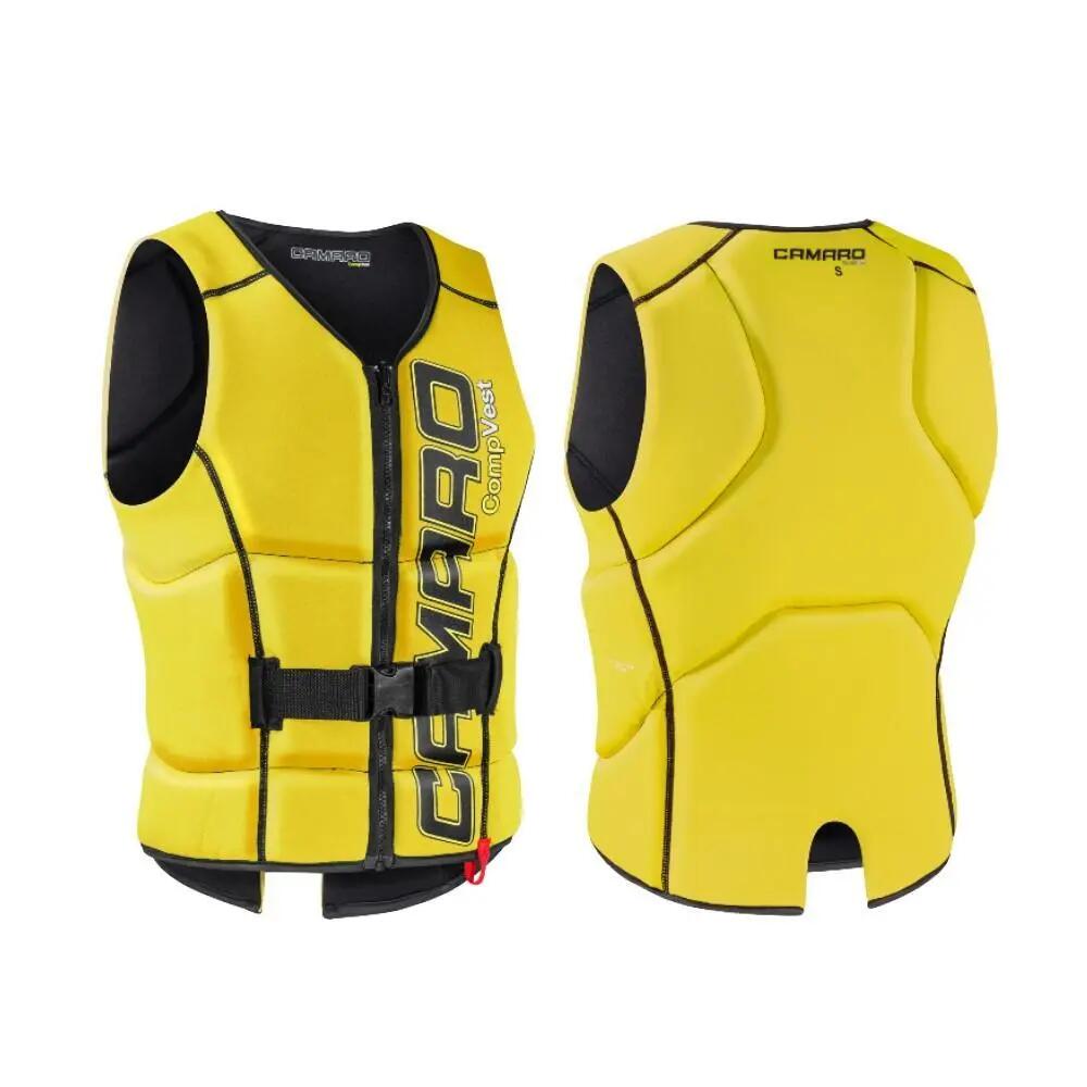 Chaleco neopreno Comp protección impactos wakeboard kite deportes acuáticos 2/4