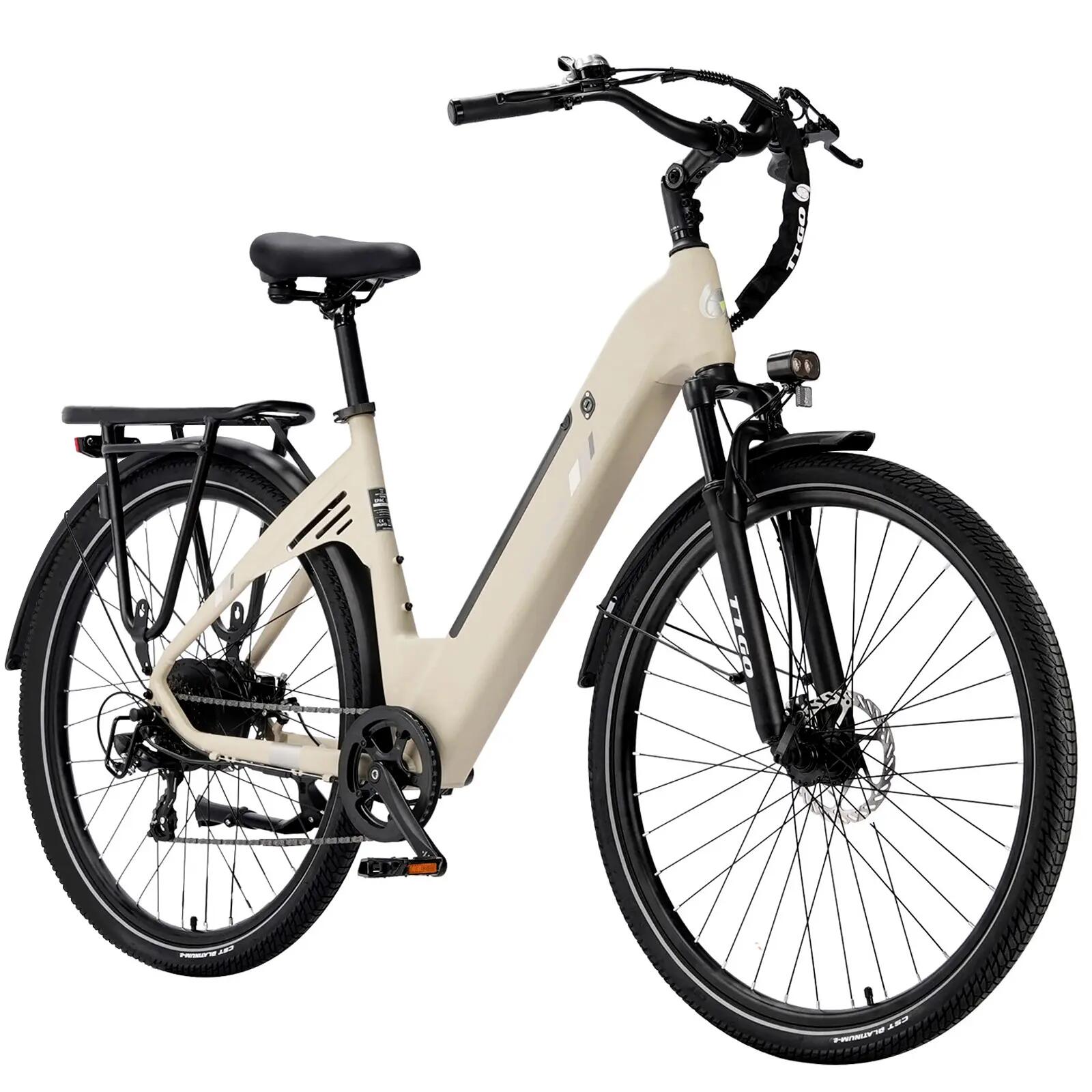 C3 SE Bicicleta Elétrica Urbana, Motor 250W, 36V 18Ah, Pneus 28" Todo-Terreno 2/12