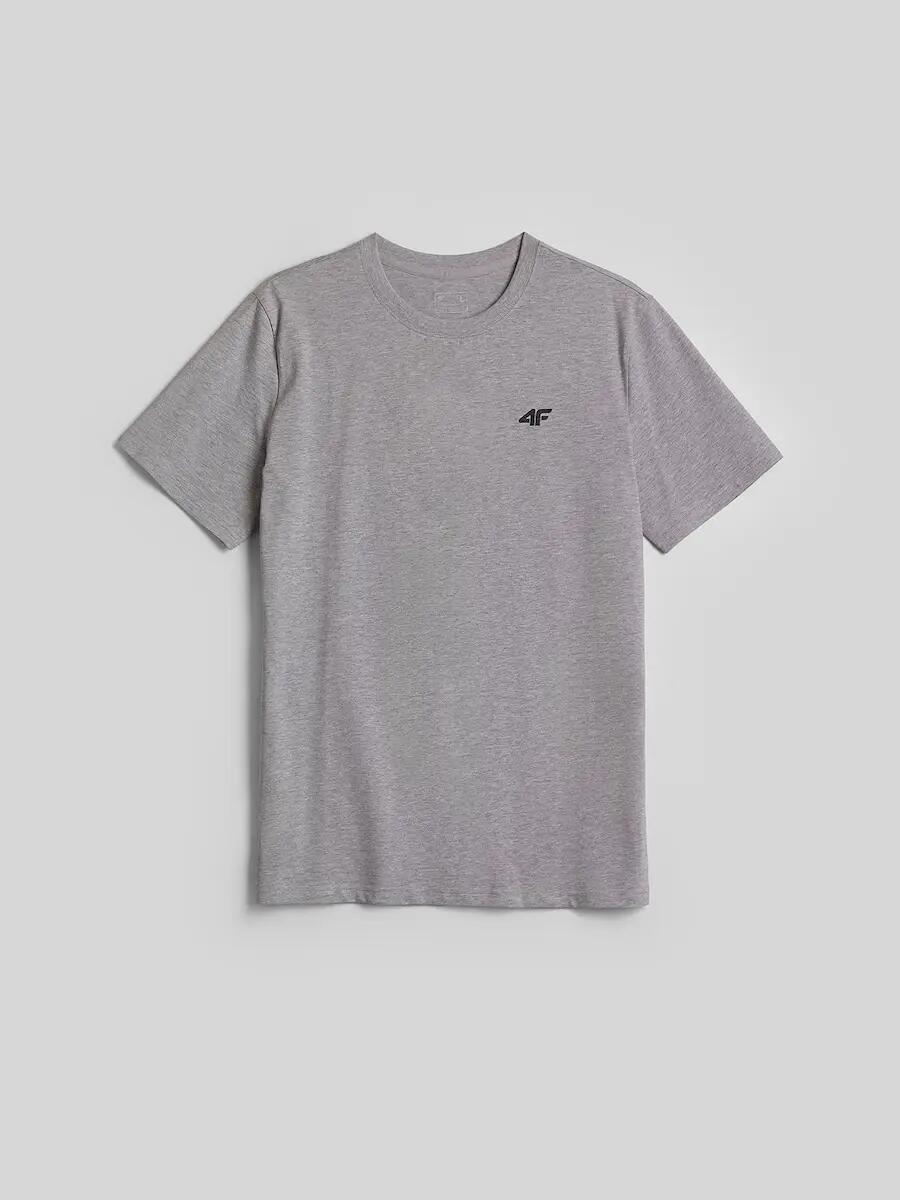 4F T-shirt regular gładki męski 6/6