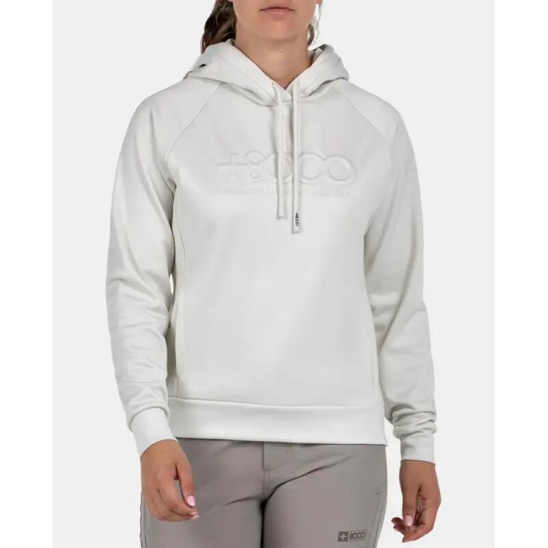 Sudadera - Mujer - Deporte - Capucha - Blanco 2/5