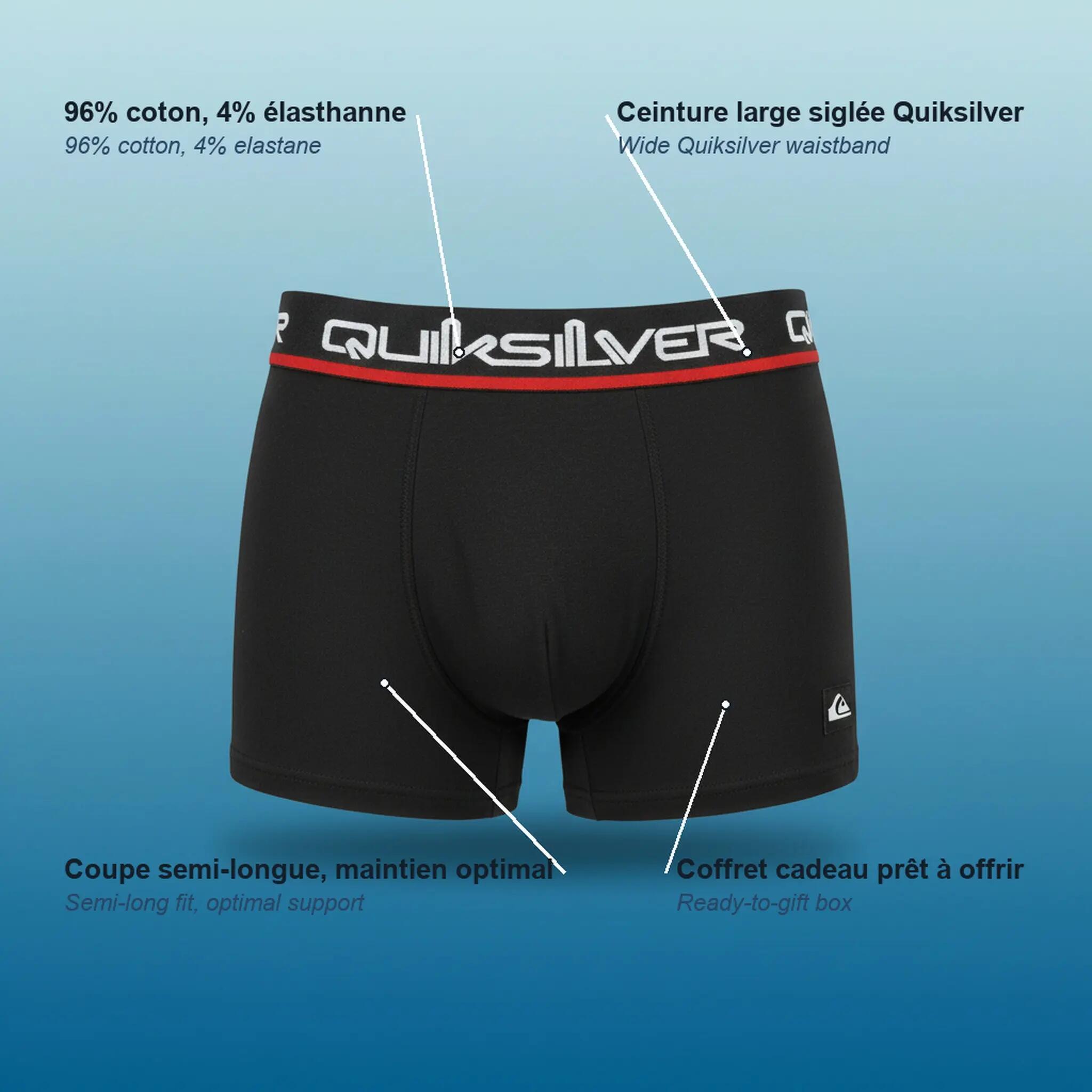 Pack de 4 Cuecas Boxer Homem QUIKSILVER Oferta 5/7