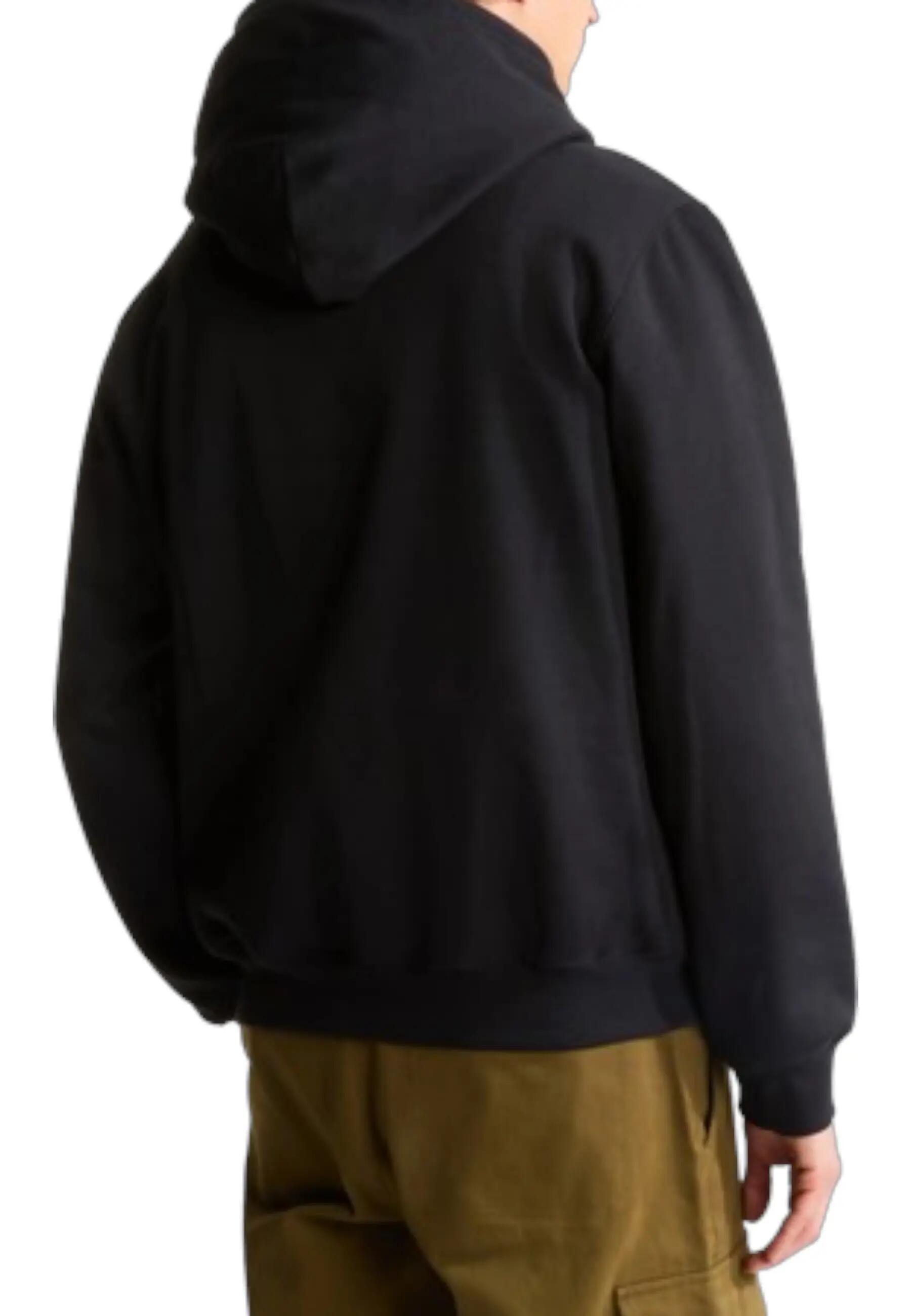 Sudadera Negra The North Face Essential Drew Peak Regular Hoodie con Capucha Bl 3/5