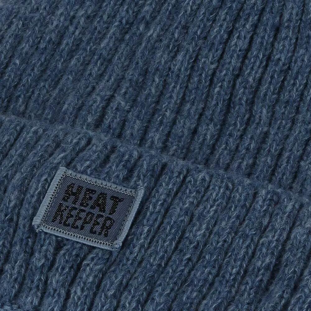 Gorro Térmico con Pompón Mujer - Denim jaspeado 2/4
