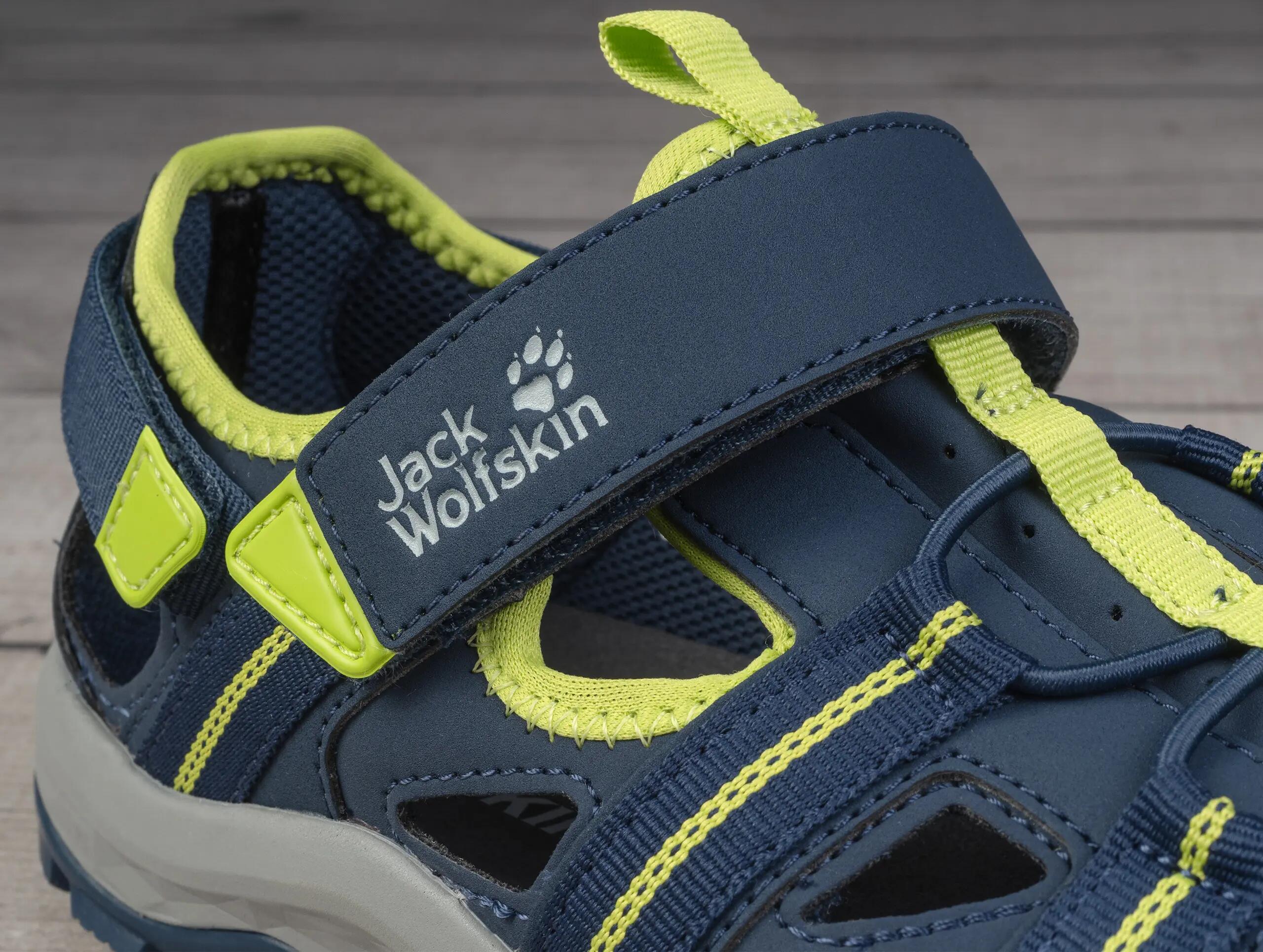 Sandały dziecięce sportowe na rzep Jack Wolfskin SUN CLIMBER 6/6