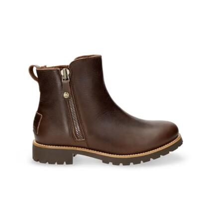 Flache Stiefeletten Damen Panama Jack Fiore Trav Braun