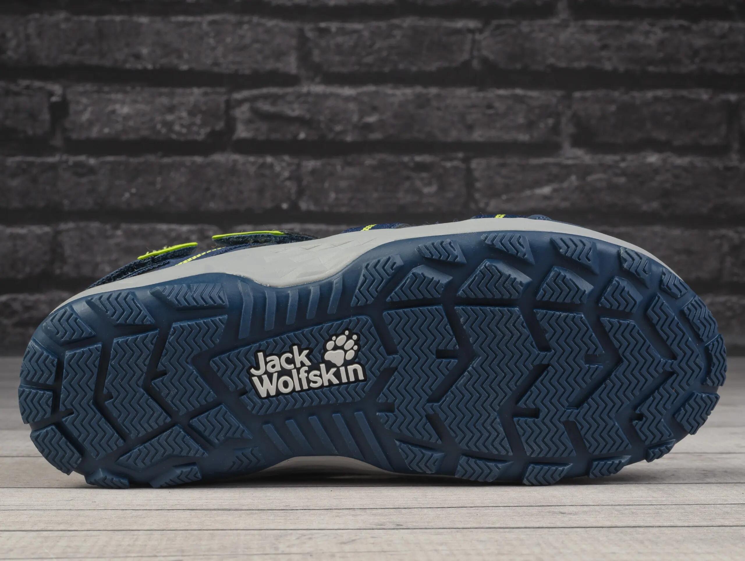 Sandały dziecięce sportowe na rzep Jack Wolfskin SUN CLIMBER 5/6