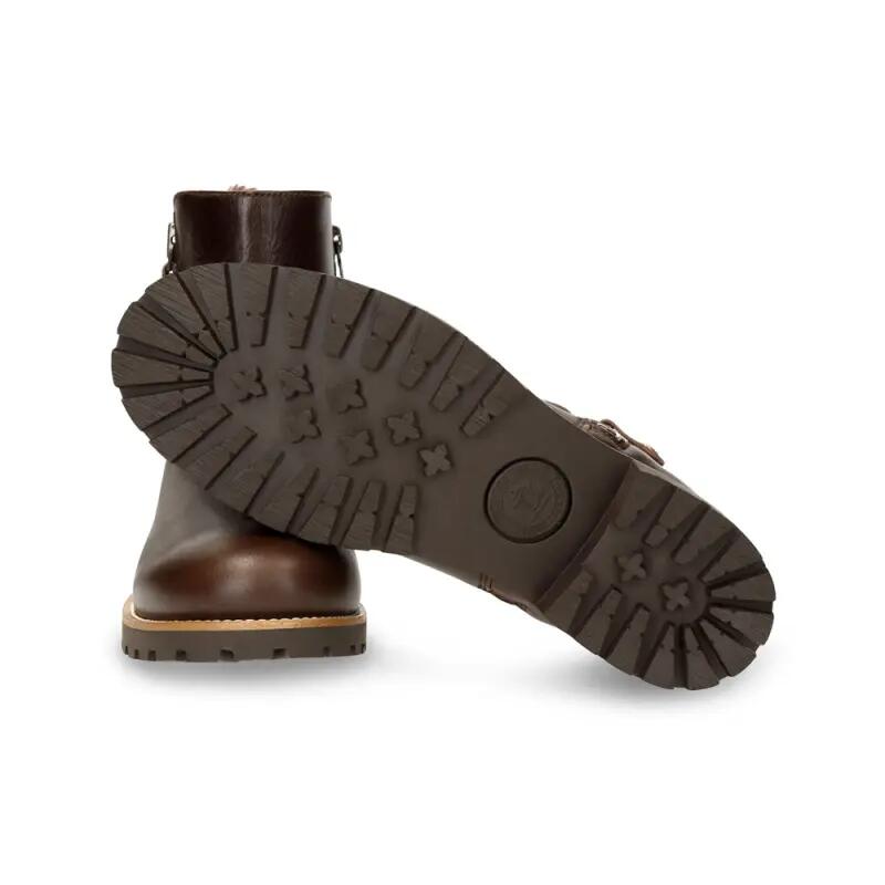Botines Planos Mujer Panama Jack Fiore Trav Marrón 4/4