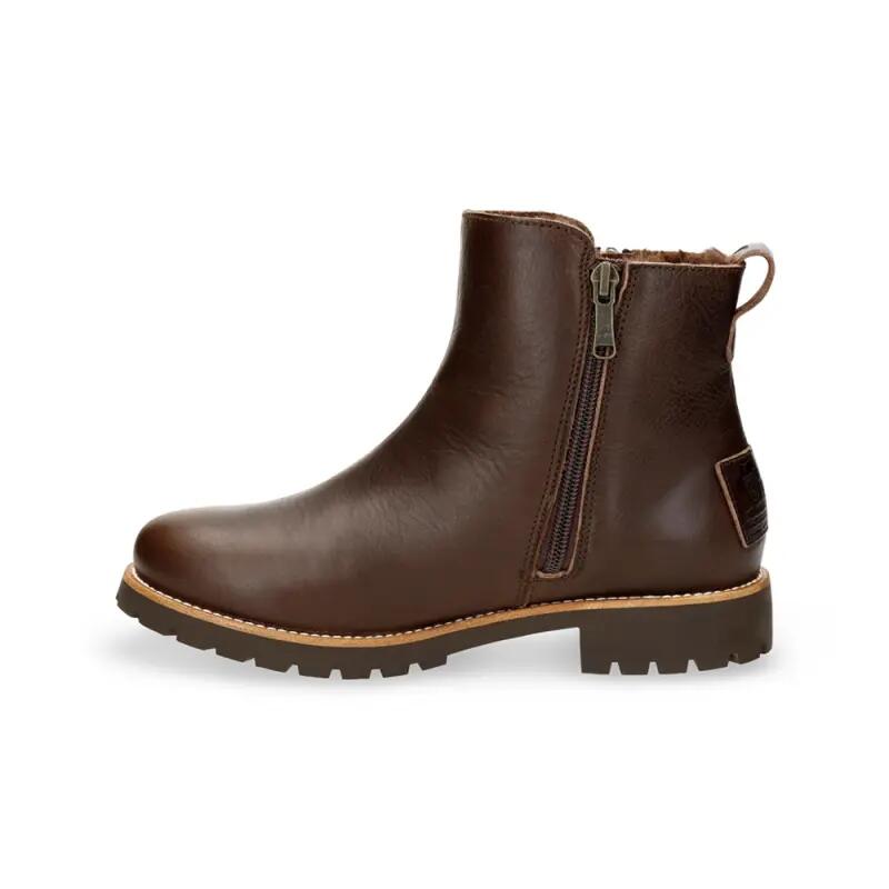 Botines Planos Mujer Panama Jack Fiore Trav Marrón 3/4