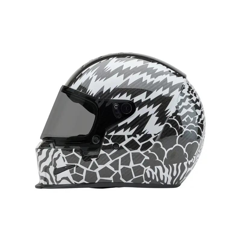 Kask motocyklowy integralny z węgla Bell Eliminator Deathspray 4/6