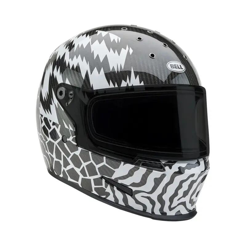 Kask motocyklowy integralny z węgla Bell Eliminator Deathspray 2/6