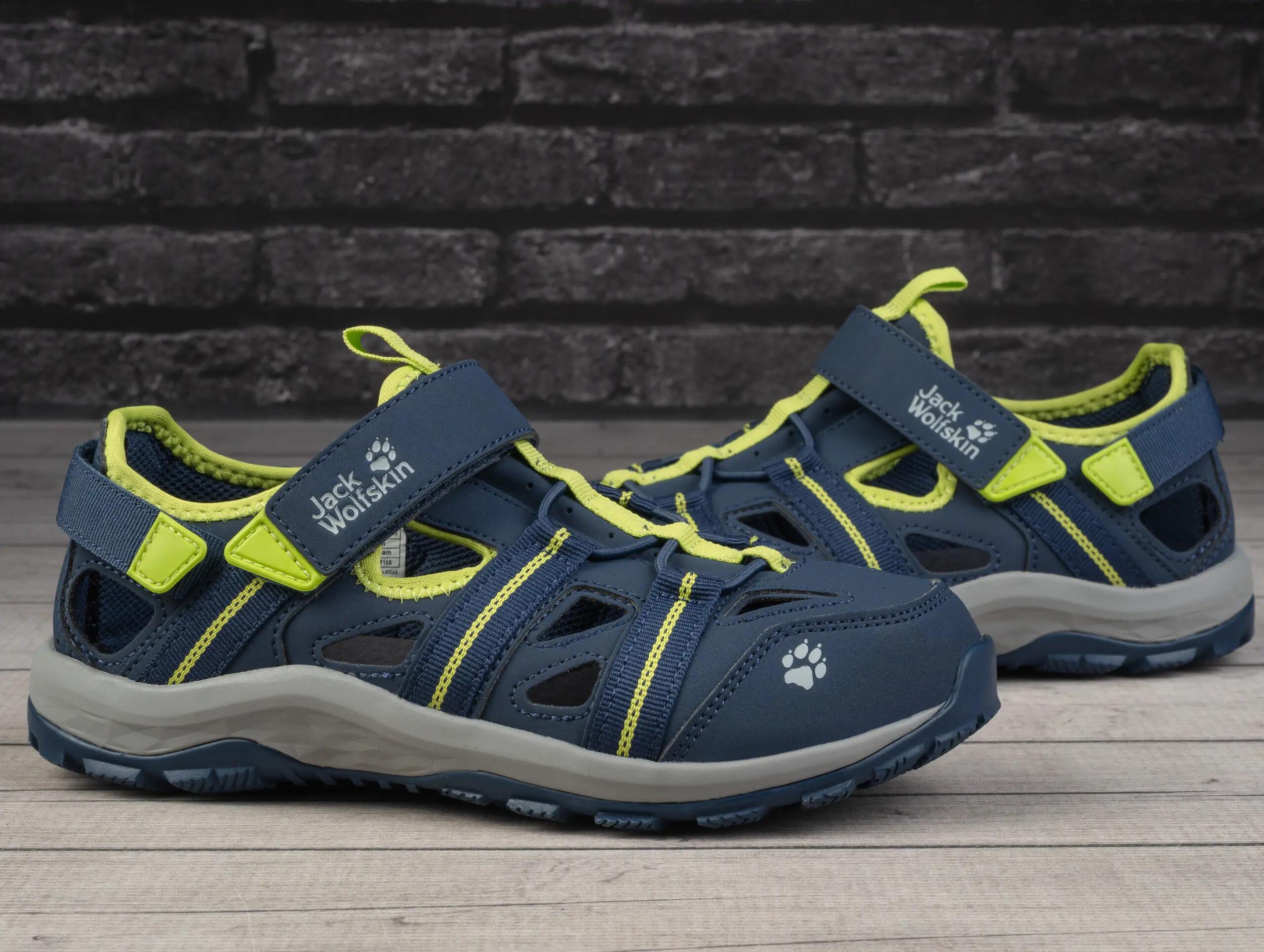 Sandały dziecięce sportowe na rzep Jack Wolfskin SUN CLIMBER 2/6