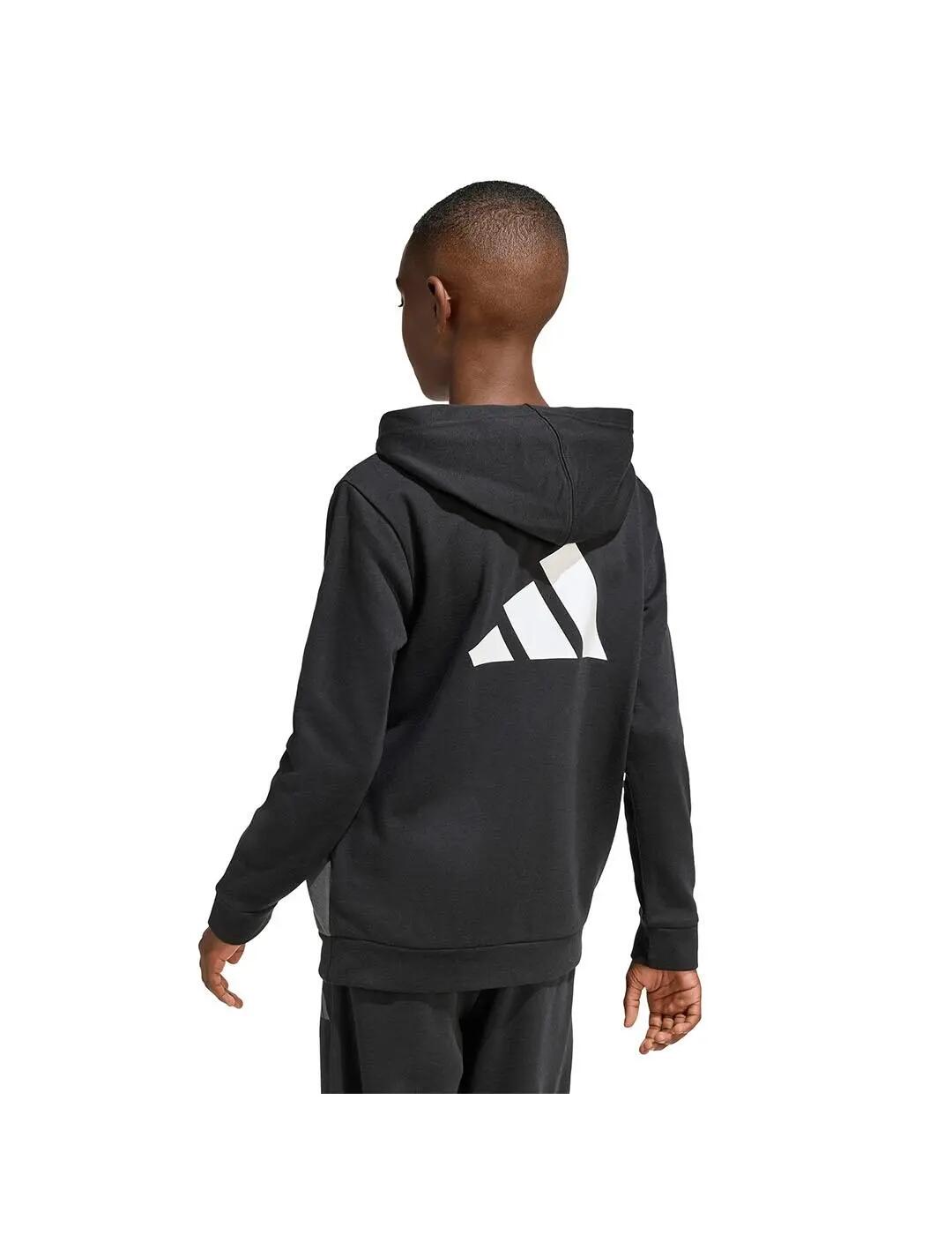 Sweatshirts polaires pour enfant Adidas Colorblock Noir. 3/5