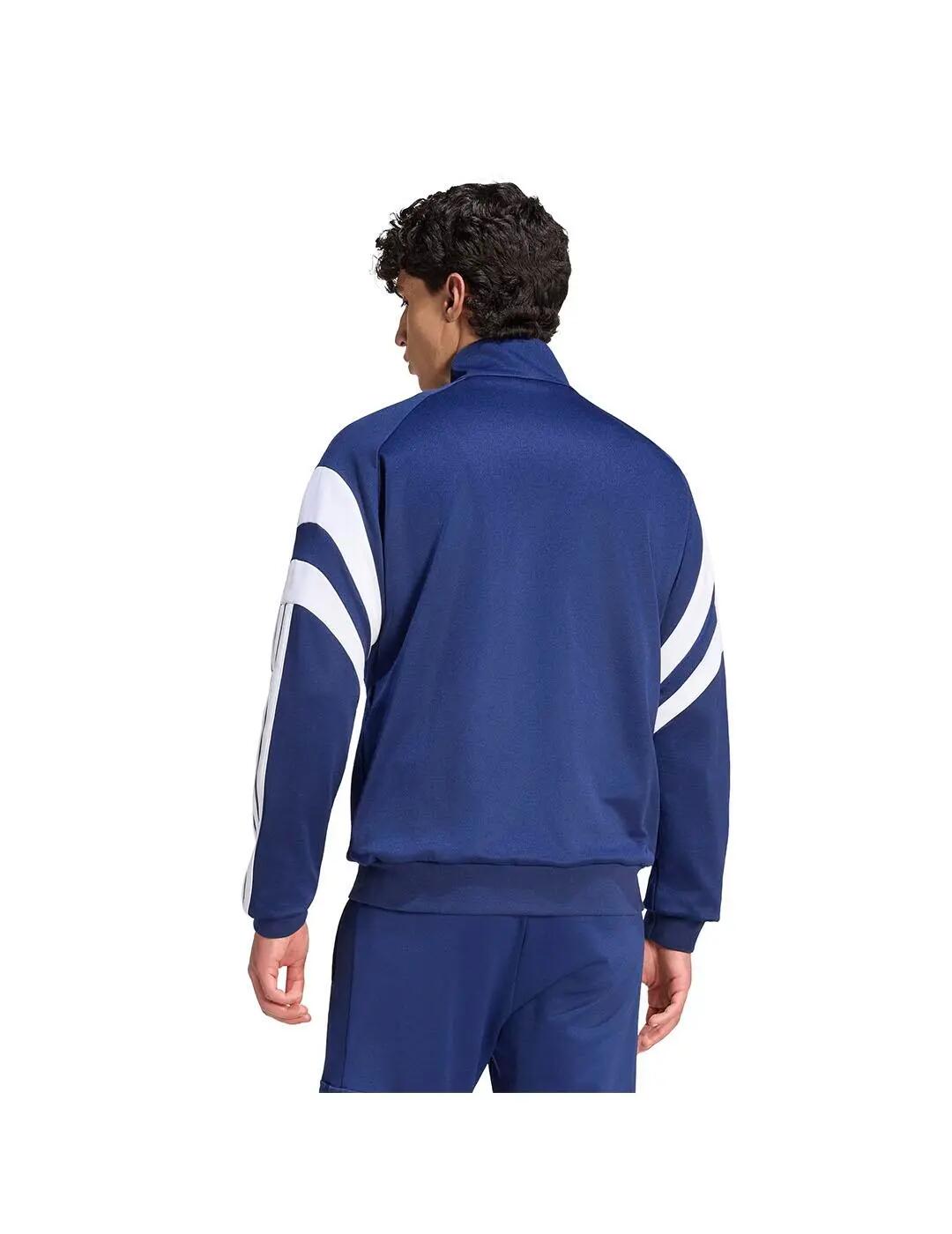 Sweat à capuche en polaire pour homme Adidas House of Tiro Bleu. 3/5