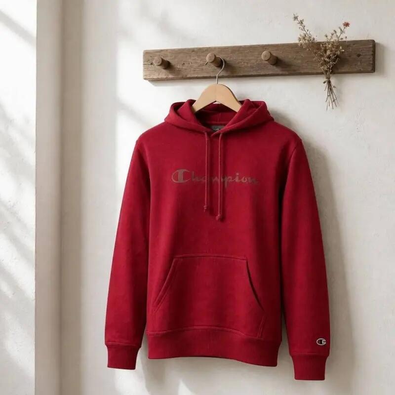 Sudadera - Hombre - Capucha, interior afelpado - Champion - Granate 3/3