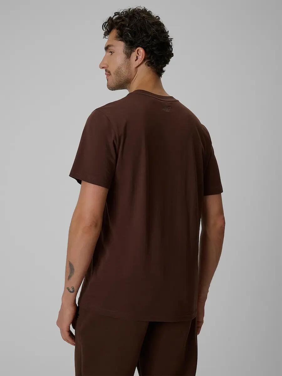 T-shirt regular z nadrukiem męski 4F 4FRSS26TTSHM4230 2/6