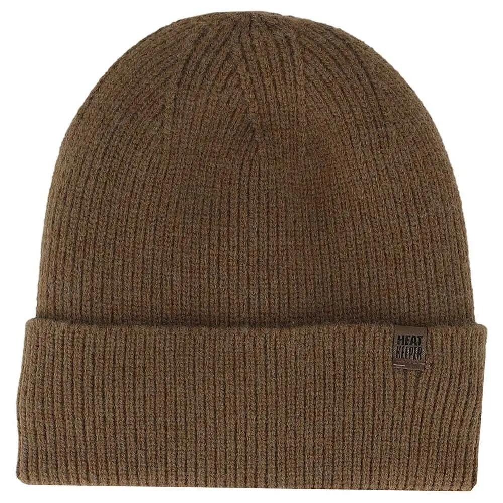 Geschenkset Herren - Mütze + Schlauchschal + Handschuhe - Dunkles Taupe meliert 3/6