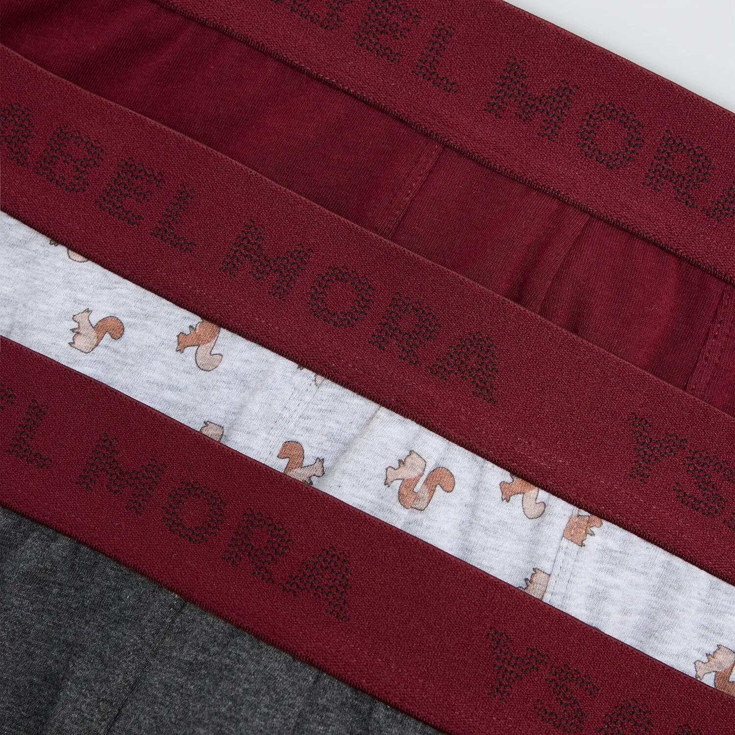 Pack 3 bóxers algodón estampados otoñales 2/7