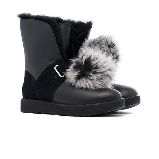 Damskie śniegowce Ugg W Isley Waterproof Black 1018605-BLK