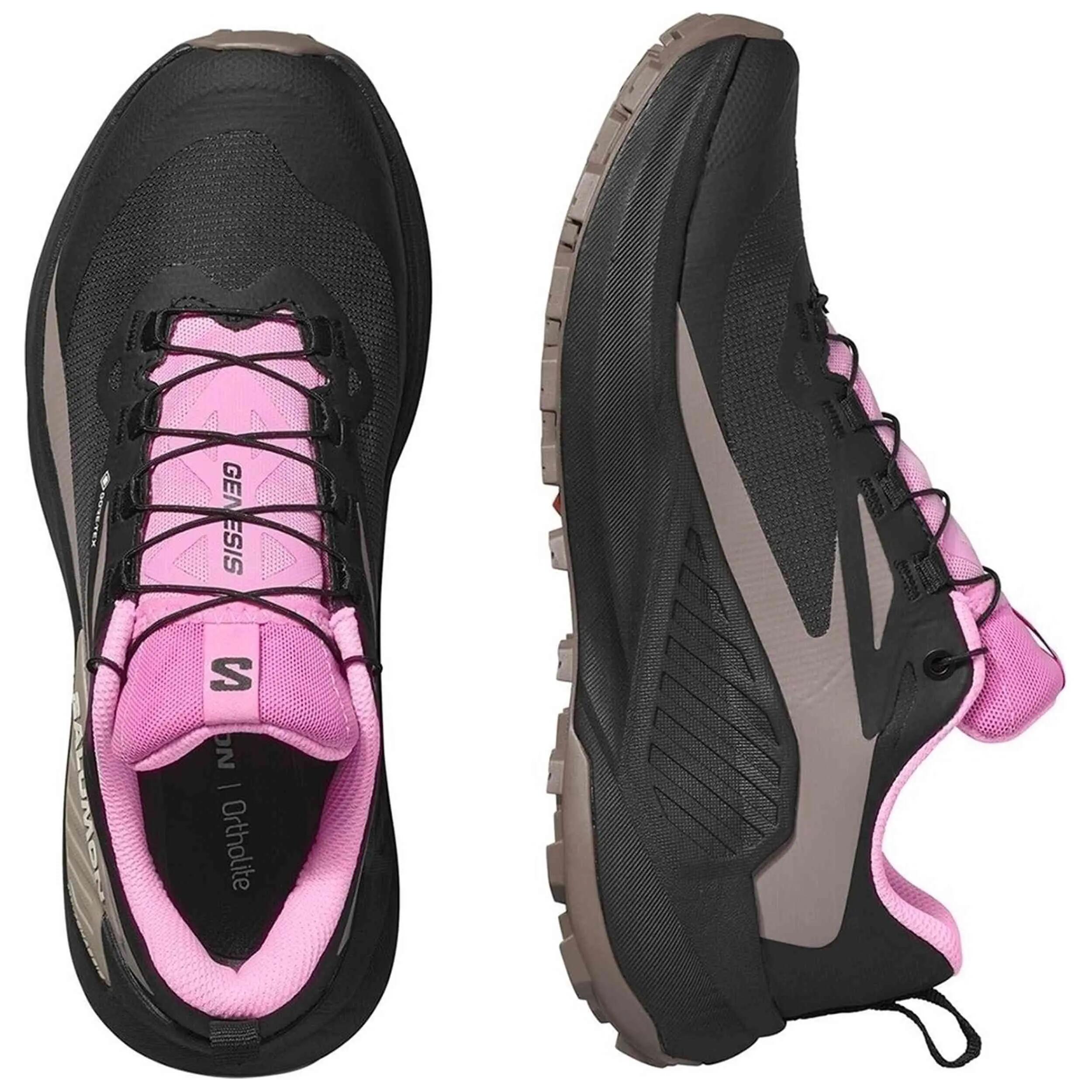 Chaussures de randonnee Salomon modèle Genesis GORE-TEX "Cyclamen/Bl pour femmes 4/5