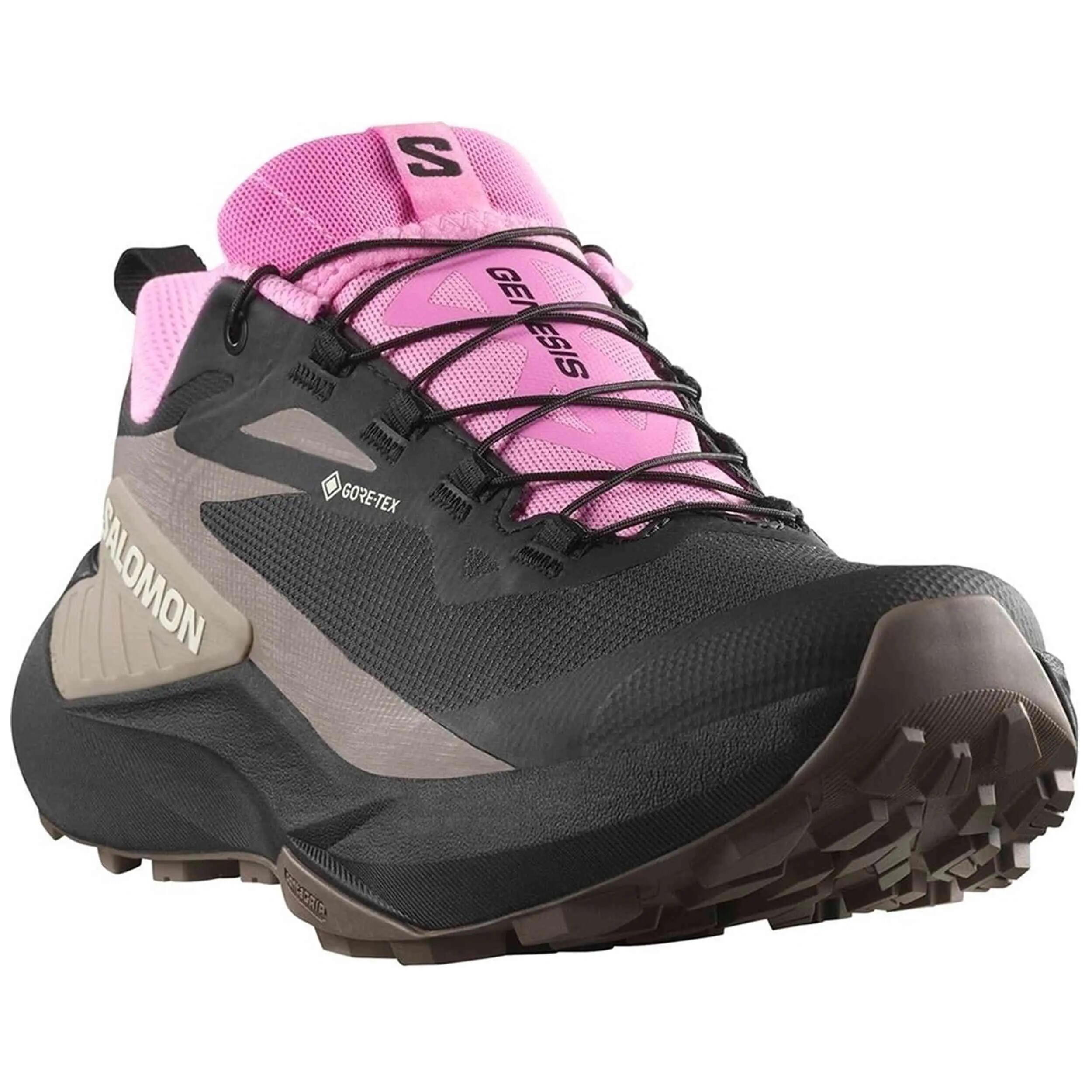 Chaussures de randonnee Salomon modèle Genesis GORE-TEX "Cyclamen/Bl pour femmes 3/5