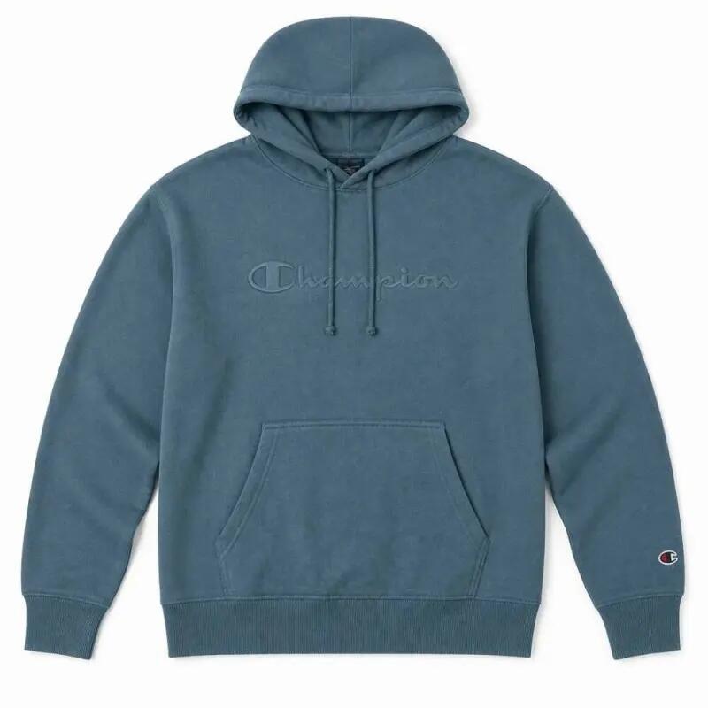 Sudadera - deporte - hombre - capucha, bolsillo - azul 4/4