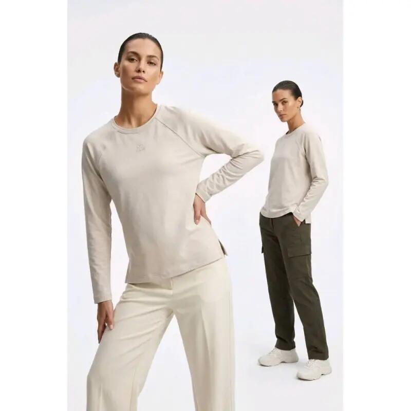 Camiseta mujer manga larga Ditchil Diva beige 3/4