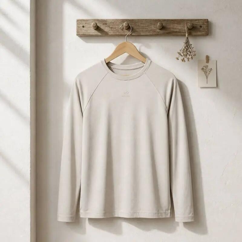 Camiseta mujer manga larga Ditchil Diva beige 2/4