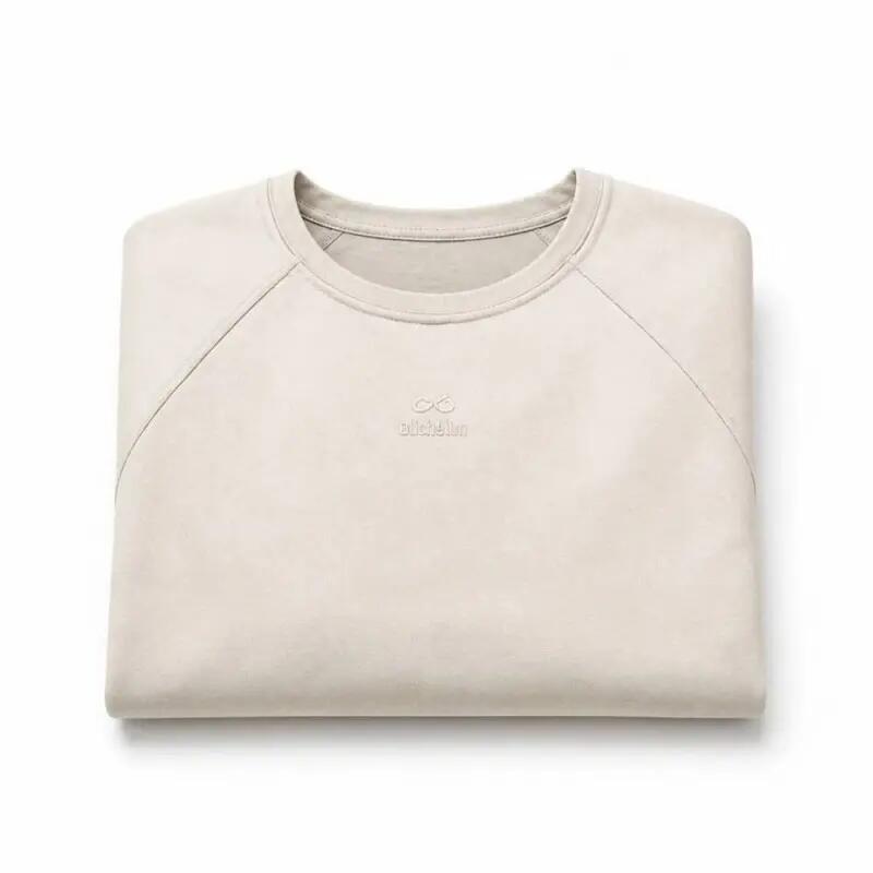 Camiseta mujer manga larga Ditchil Diva beige 4/4