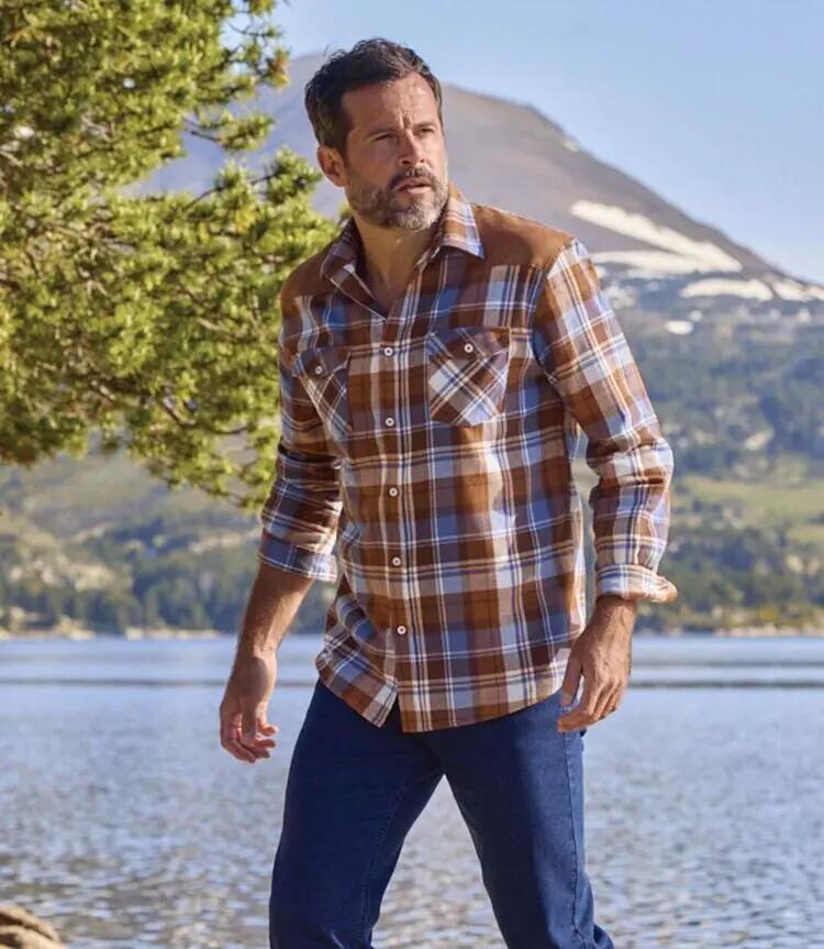 La Chemise Flanelle et Suédine Eté Indien 5/8