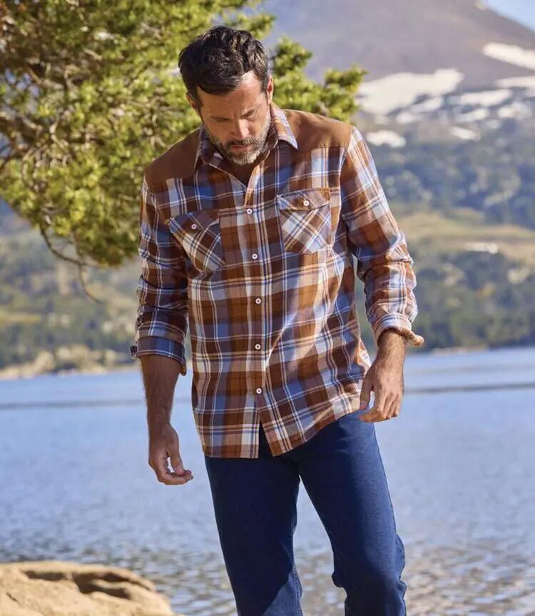 La Chemise Flanelle et Suédine Eté Indien 4/8