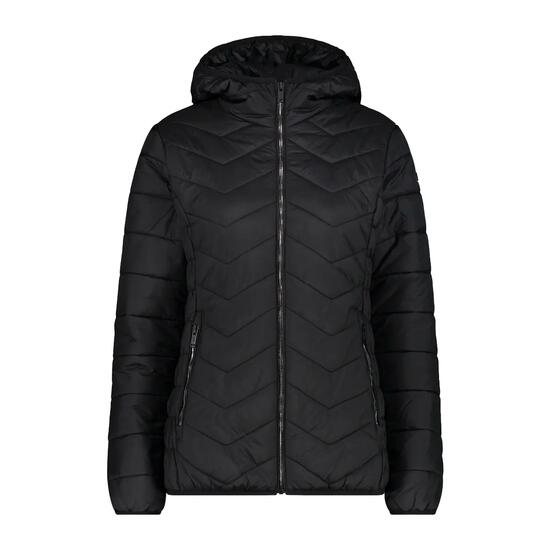 Damen Steppjacke mit Kapuze und diagonalen Nähten CMP