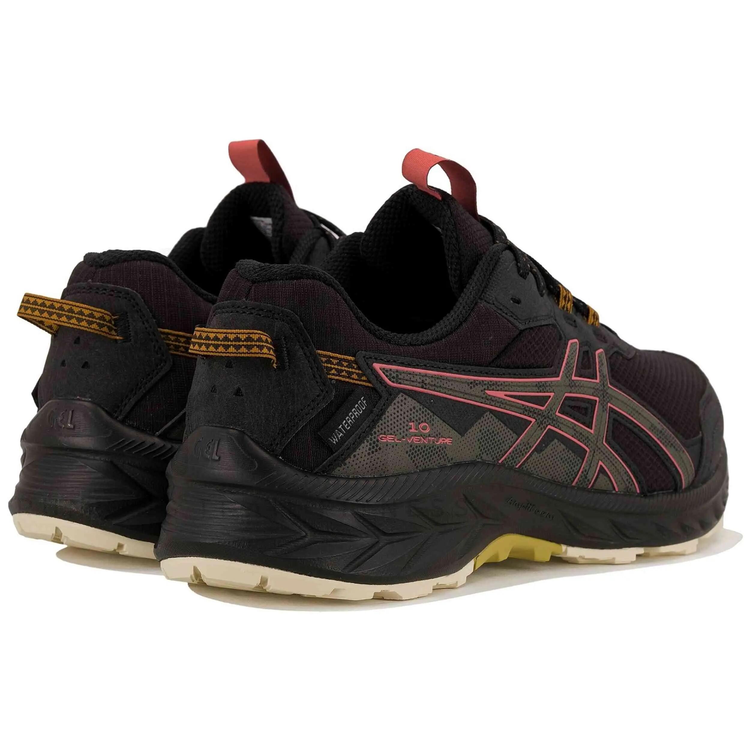 Hardloopschoenen Asics Gel-Venture 10 Waterproof Zwart/Bruin Steen 4/4