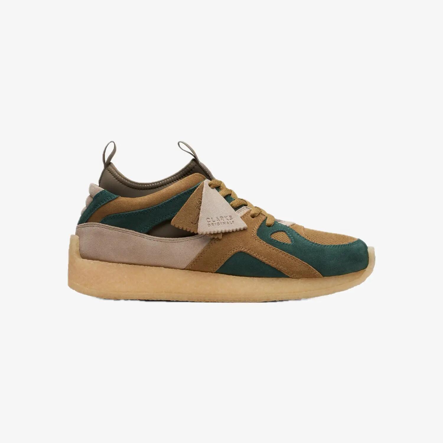 Clarks Breacon Derby Khaki Combi - pantofi casual bărbați 4/4