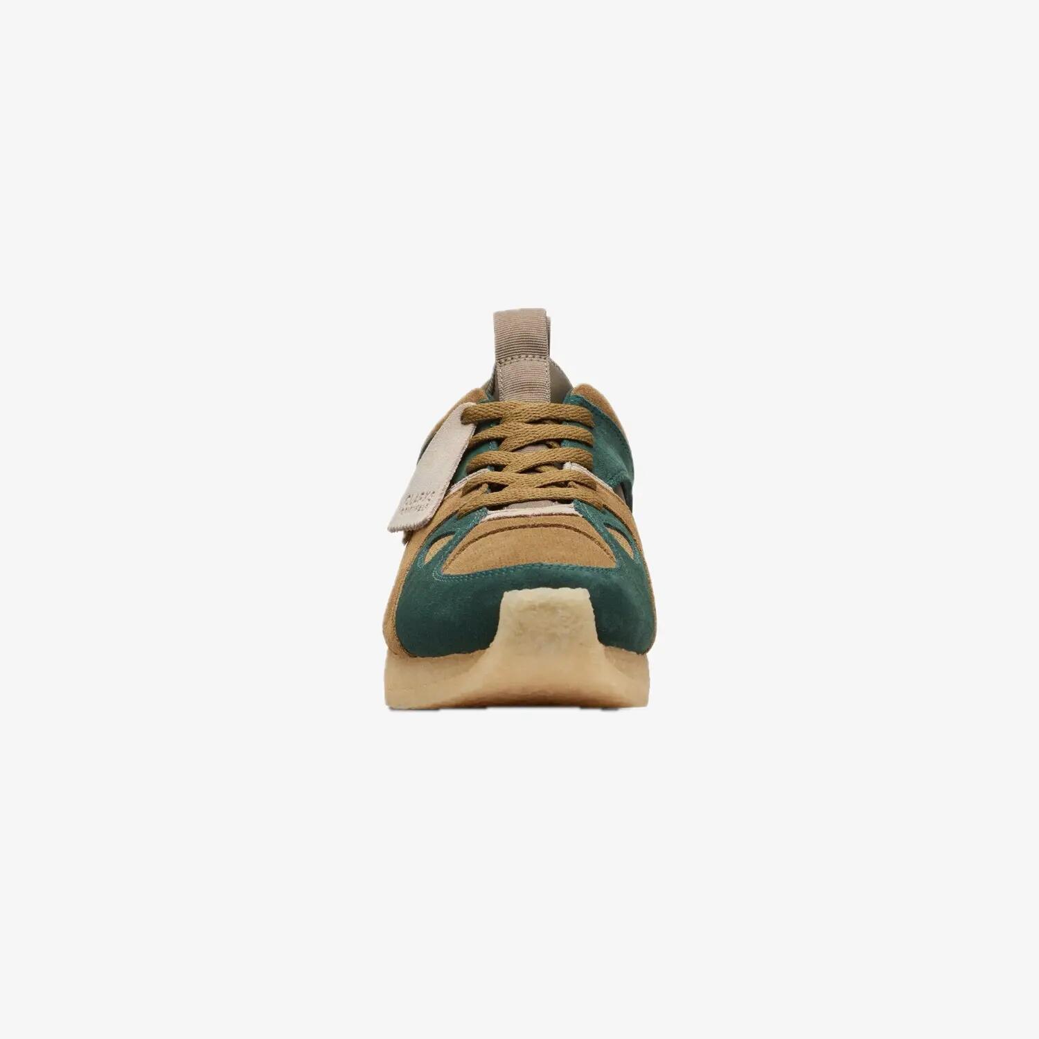 Clarks Breacon Derby Khaki Combi - pantofi casual bărbați 3/4