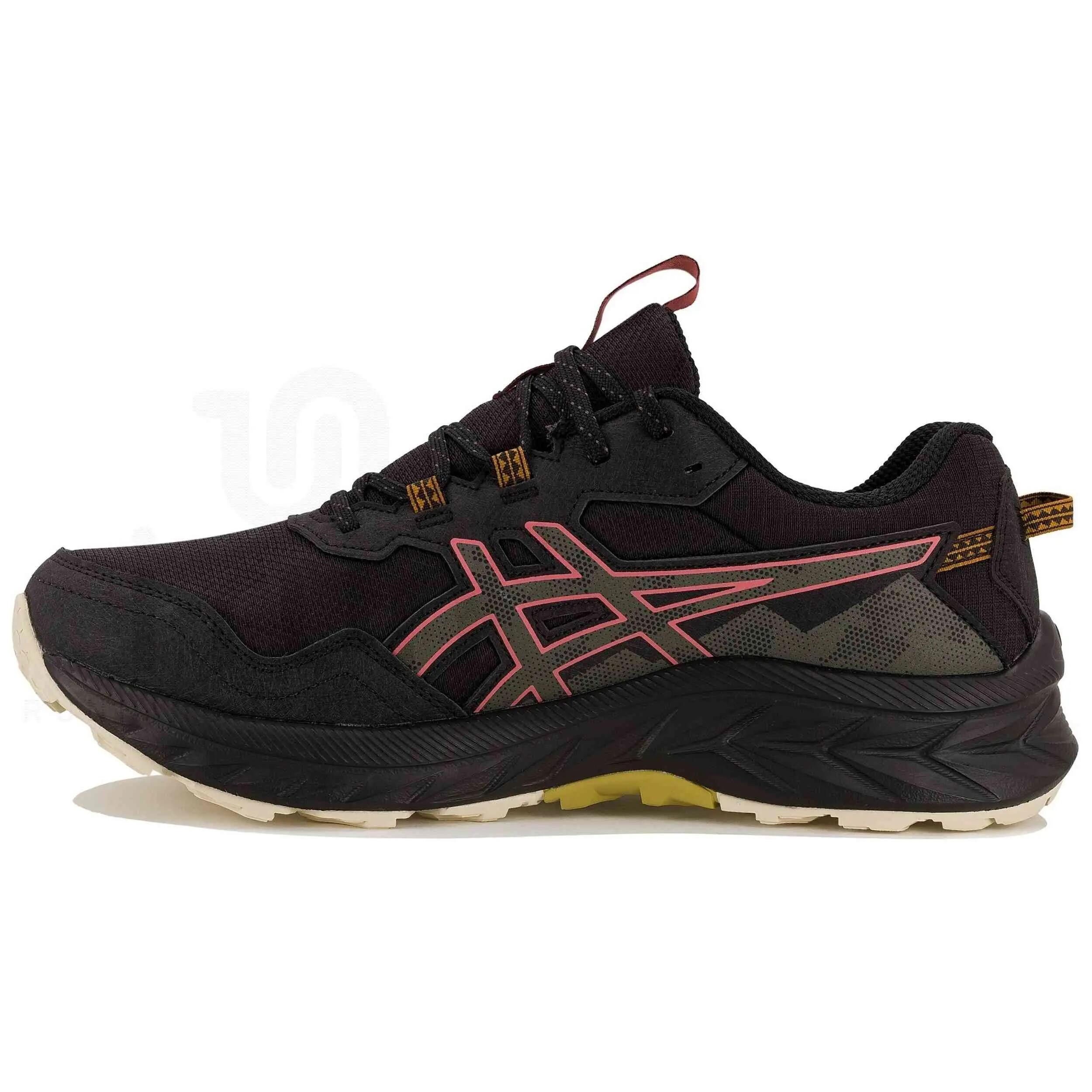 Hardloopschoenen Asics Gel-Venture 10 Waterproof Zwart/Bruin Steen 2/4