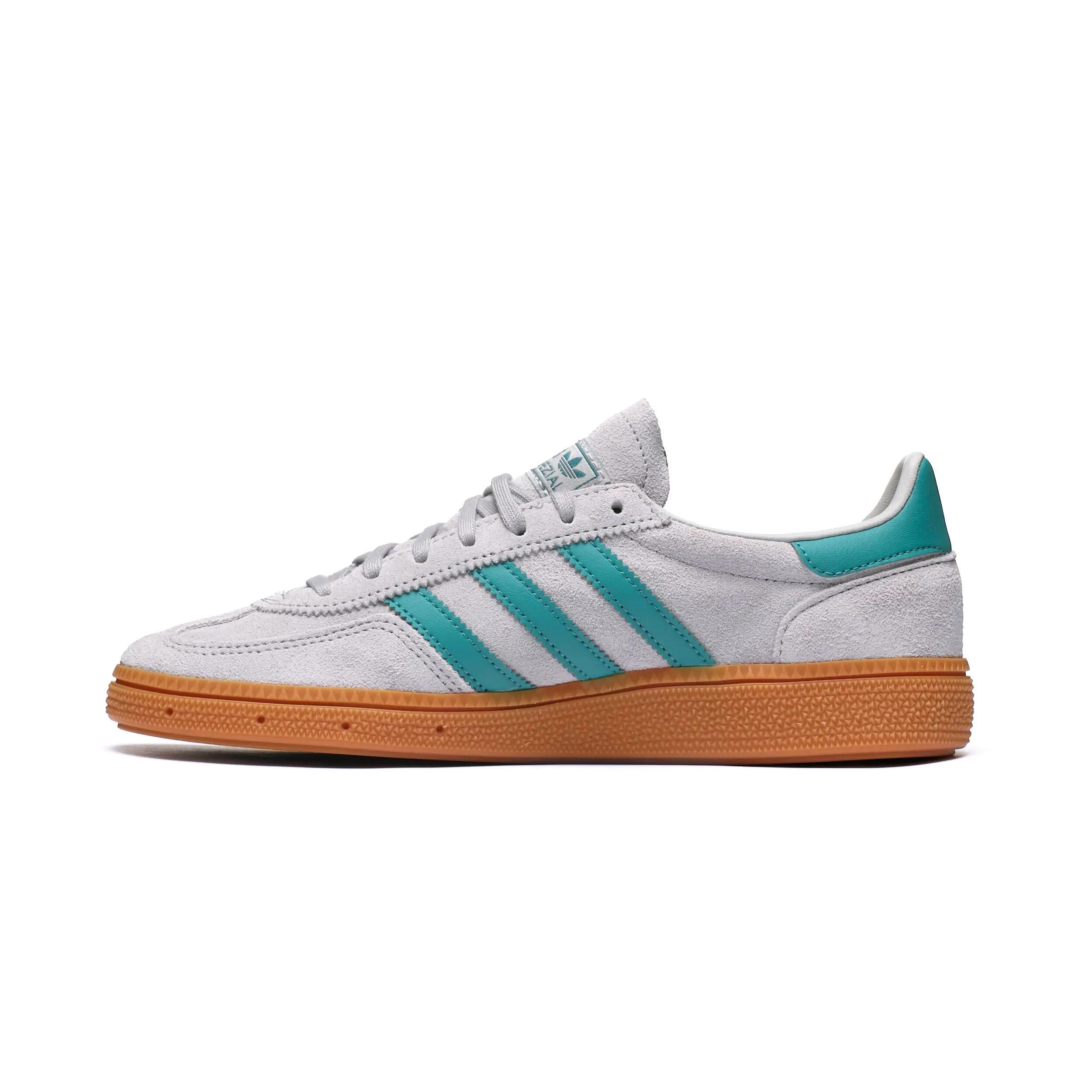 adidas Handball Spezial Schuhe Grau/Grün 3/8