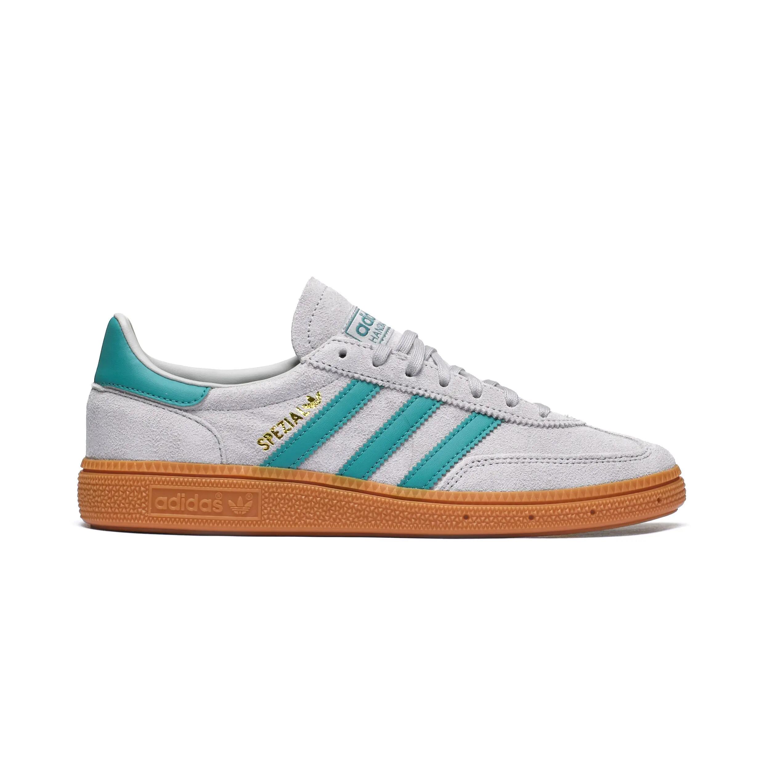 adidas Handball Spezial Schuhe Grau/Grün 2/8