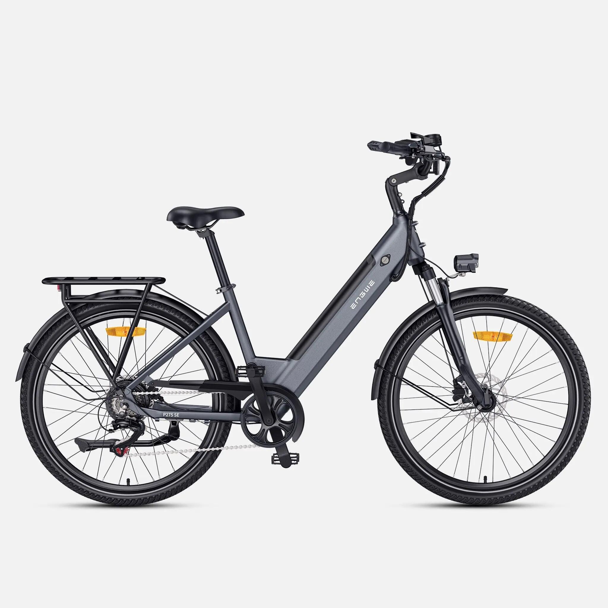 P275 SE Elektrische Stadsfiets 250W 36V 13Ah Accu, 100km Bereik, 7 Versnellingen 2/8